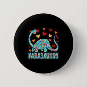 Parasaurus Paraprofile Paramedewerker Dinosaurus  Ronde Button 5,7 Cm
