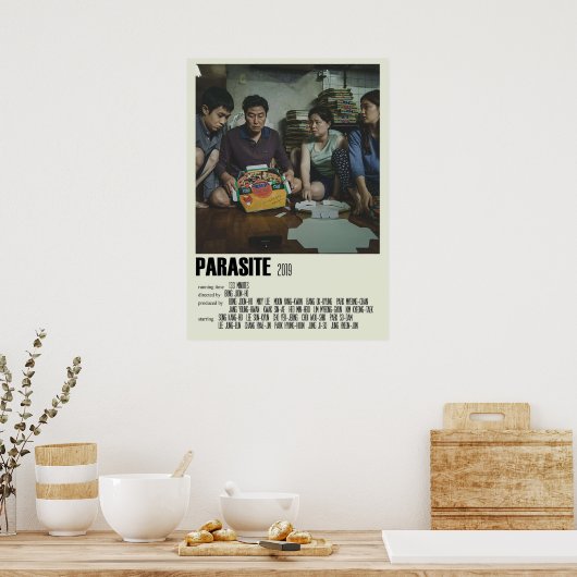 Parasiet Alternative Art Movie Large 2 Poster (Keuken)