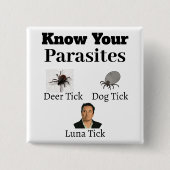 Parasieten Button (Voorkant)