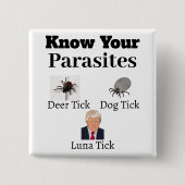 Parasieten Button (Voorkant)