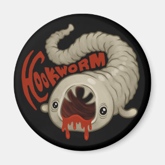 PARASIETEN: Haakworm (Necator) Magneet