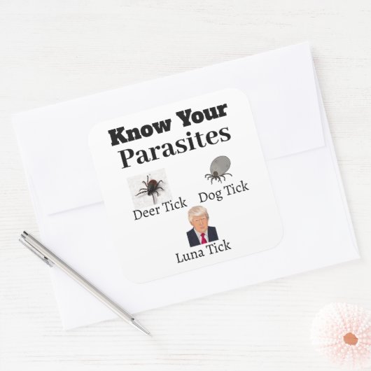 Parasieten Sticker (Envelop)