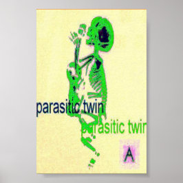 Parasitic Twin (Poster) Green Poster