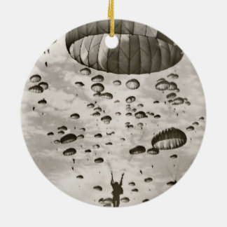  paratrooper in de Sky Keramisch Ornament