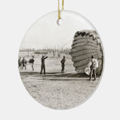 Paratrooper Landing Keramisch Ornament (Links)