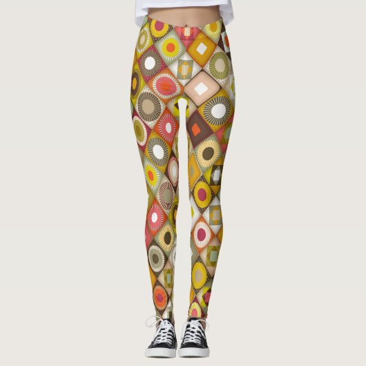 parava retro diagonaal leggings (Voorkant)