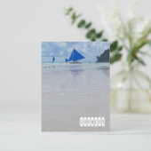 Paraw Sailing in Boracay Briefkaart (Staand voorkant)