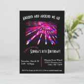 Parc d'attractions Ferris Wheel Invitation d'anniv (Debout devant)