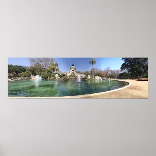 Parc de la Ciutadella Poster (Voorkant)