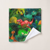 Parc des dinosaures (Gant de toilette)