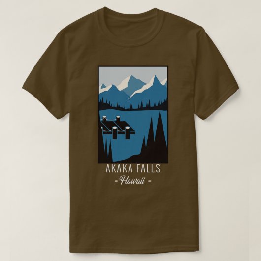Parc d'état d'Akaka Falls TShirt 3 (Design devant)