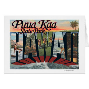 Parc d'état de Puua Kaa, Hawaï - grande scène de