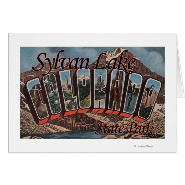 Parc d'état de Sylvan Lake, Colorado (Devant horizontal)