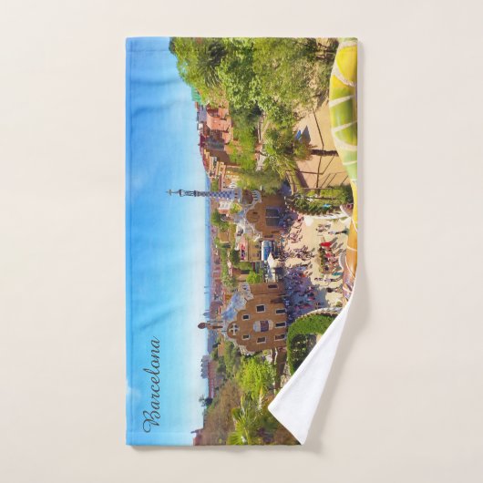 Parc Güell à Barcelone (Serviette à main)