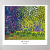 Parc Monceau Claude Monet Poster (Voorkant)