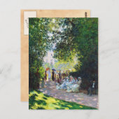 Parc Monceau Claude Monet schilderij Briefkaart (Voorkant / Achterkant)