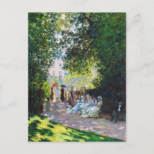 Parc Monceau Claude Monet schilderij Briefkaart (Voorkant)