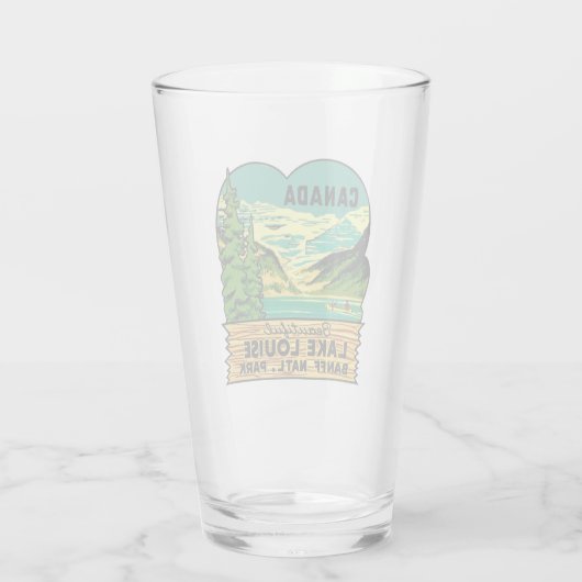 Parc national Banff, Canada - Verre à pinte (Dos)