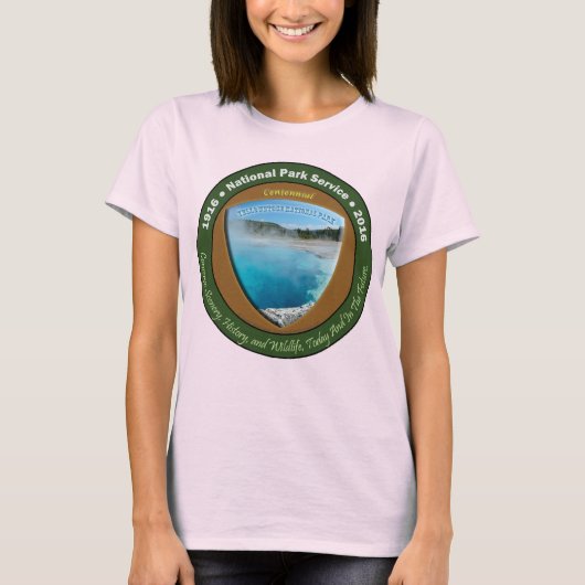 Parc national Centennial TShirts Yellowstone (Devant)
