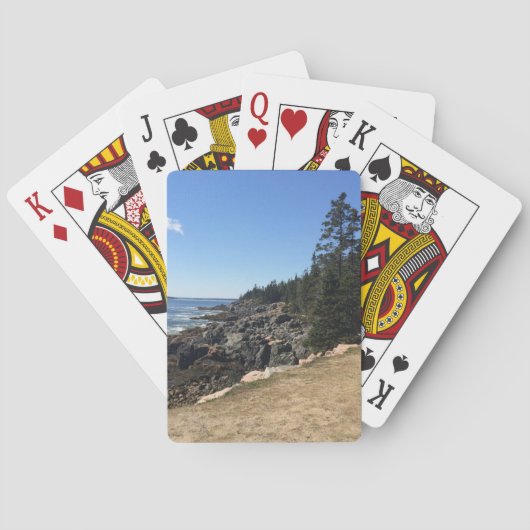 Parc national d'Acadia, cartes de jeu du Maine (dos)