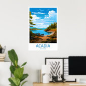Parc national d'Acadia Impression de voyage Art mu (Bureau à domicile)