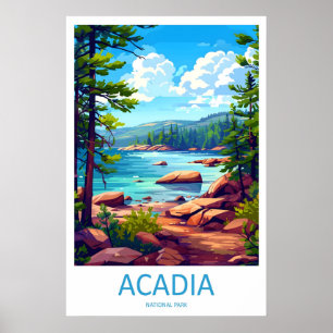 Parc national d'Acadia Impression de voyage Art mu