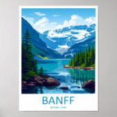 Parc national de Banff Impression de voyage Art mu (Devant)