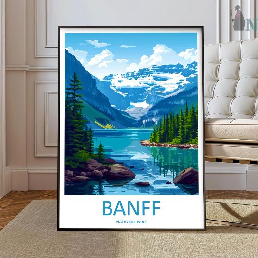 Parc national de Banff Impression de voyage Art mu