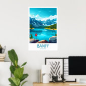 Parc national de Banff Impression de voyage Art mu (Bureau à domicile)