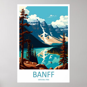 Parc national de Banff Impression de voyage Art mu