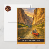Parc national de Big Bend Texas | Carte postale an (Devant / Derrière)