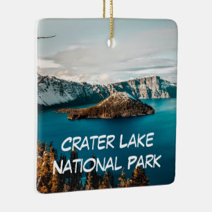 Parc national de Crater Lake Ornement de Noël