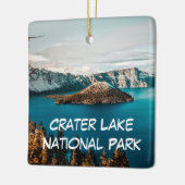 Parc national de Crater Lake Ornement de Noël (Gauche)