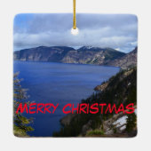 Parc national de Crater Lake Ornement de Noël (Dos)