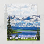 Parc national de Denali - Carte postale (Devant / Derrière)