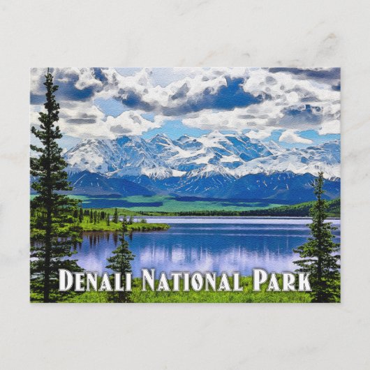 Parc national de Denali - Carte postale (Devant)