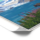 Parc national de Glacier Bay Litho Poster (Coin)