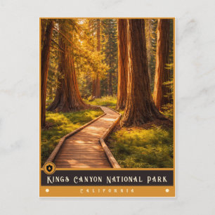 Parc national de Kings Canyon Carte postale anci
