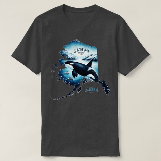parc national de la baie de glacier TShirt (Design devant)