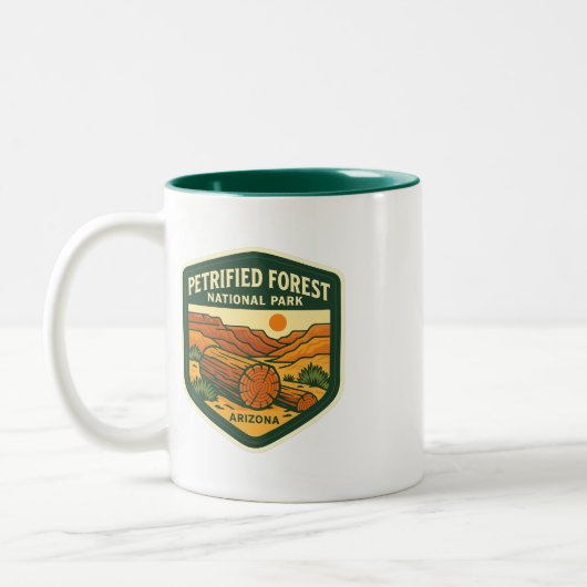 Parc national de la Forêt Petrifiée, Mug Souvenir (Gauche)
