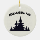 Parc national de l'Acadie - Ornement de Noël (Dos)
