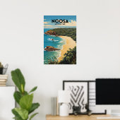 Parc national de Noosa Affiche de voyage tradition (Bureau à domicile)