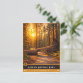 Parc national de Sequoia | Carte postale ancienne (Debout devant)