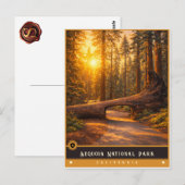 Parc national de Sequoia | Carte postale ancienne (Devant / Derrière)