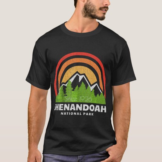 Parc national de Shenandoah Vintage T-shirt vêteme (Devant)