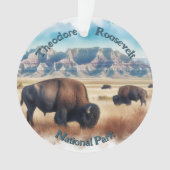 Parc national de Theodore Roosevelt Bison Souvenir (devant)