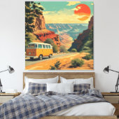 Parc national de toile enroulé de style rétro (Insitu(Chambre))