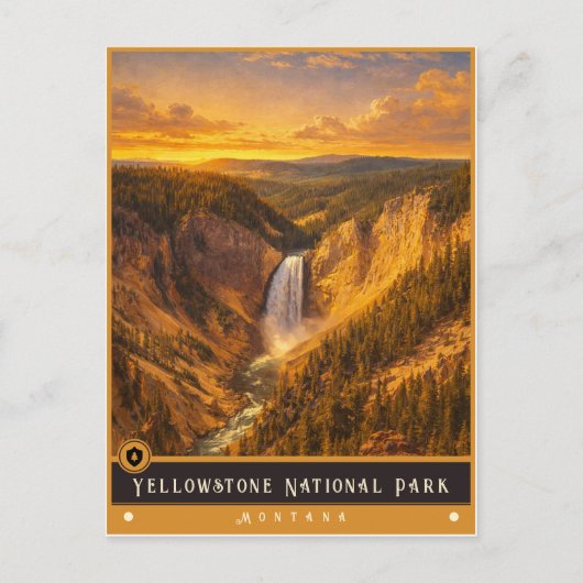 Parc national de Yellowstone | Carte postale du Mo (Devant)