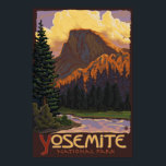 Parc national de Yosemite - Poster de voyage à mi-<br><div class="desc">Voici l'une de nos affiches de voyage de style Vintage. Toutes les créations sont faites sur mesure pour ressembler à des affiches du début des années 1900. Ces oeuvres d'art portent un grand détail, des couleurs profondes, et notre attention soignée à la qualité.</div>