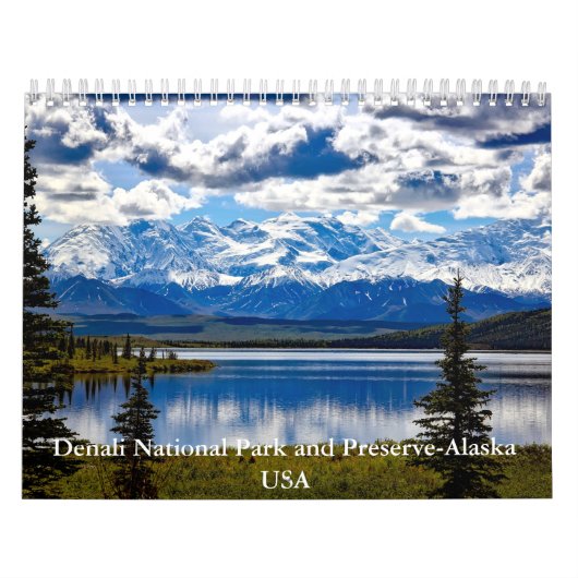 Parc national Denali et calendrier Preserve-Alaska (Protection)